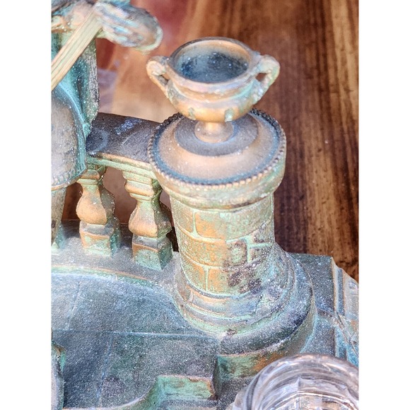 Antique/ Vintage Set of 3 Bronze Candle Holders - Picture 3 of 16